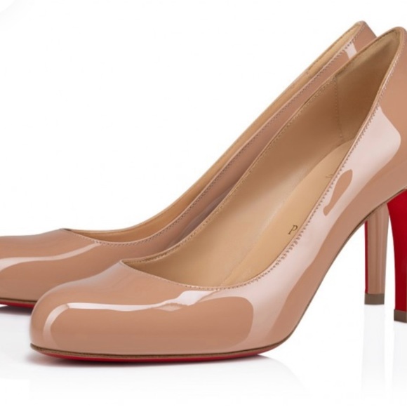 Nude Parisian Christian Louboutin 85 mm Pumps - Patent calf leather - Blush - Picture 4 of 10
